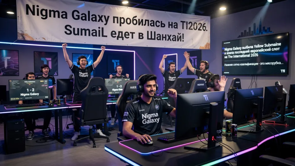 Nigma Galaxy пробилась на TI2026. SumaiL едет в Шанхай!