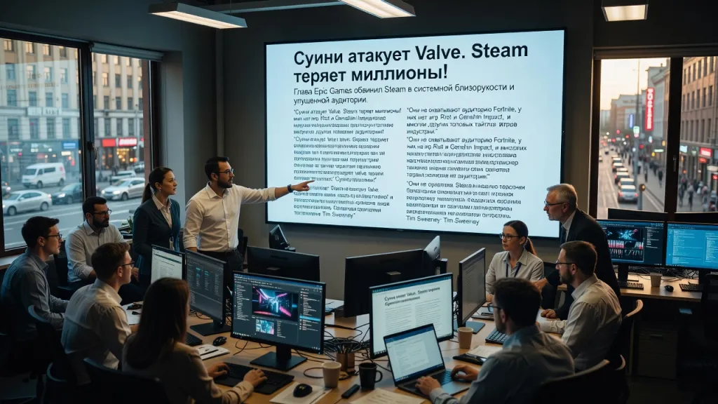 Суини атакует Valve. Steam теряет миллионы!