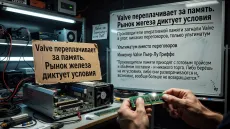 Valve переплачивает за память. Рынок железа диктует условия